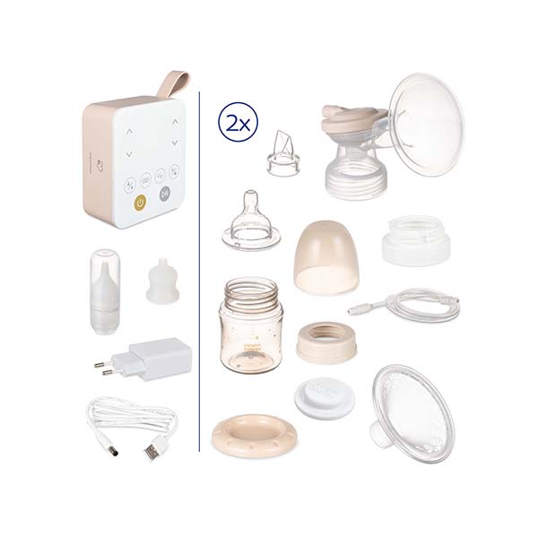 Canpol babies Pompă De San Electrică Dublă ExpressCare cu Aspirator Nazal 12/212